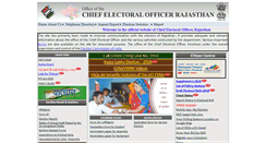 Desktop Screenshot of ceorajasthan.nic.in